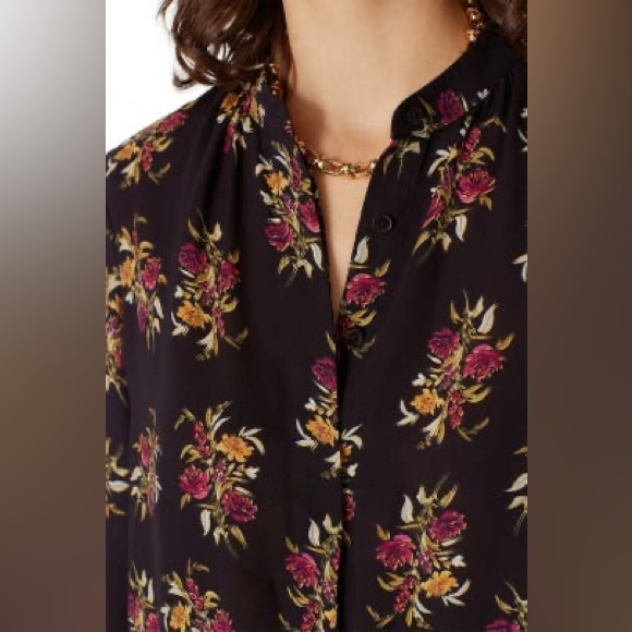 RENT THE RUNWAY Thakoon Collective Floral Peplum Button Front Blouse - Picture 3 of 12